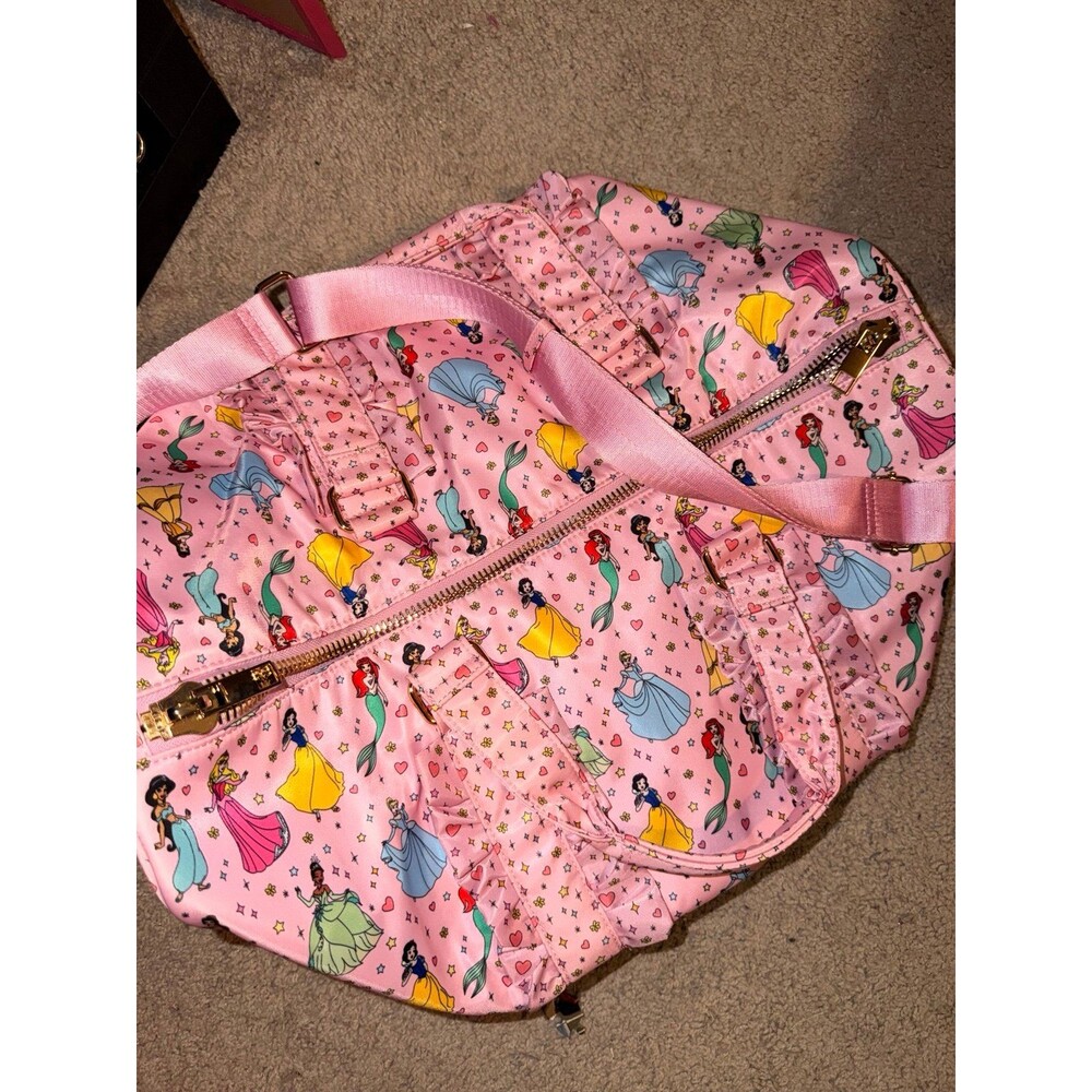 Stoney Clover Lane Never Stop Dreaming Duffle Bag Disney Princess classic pink